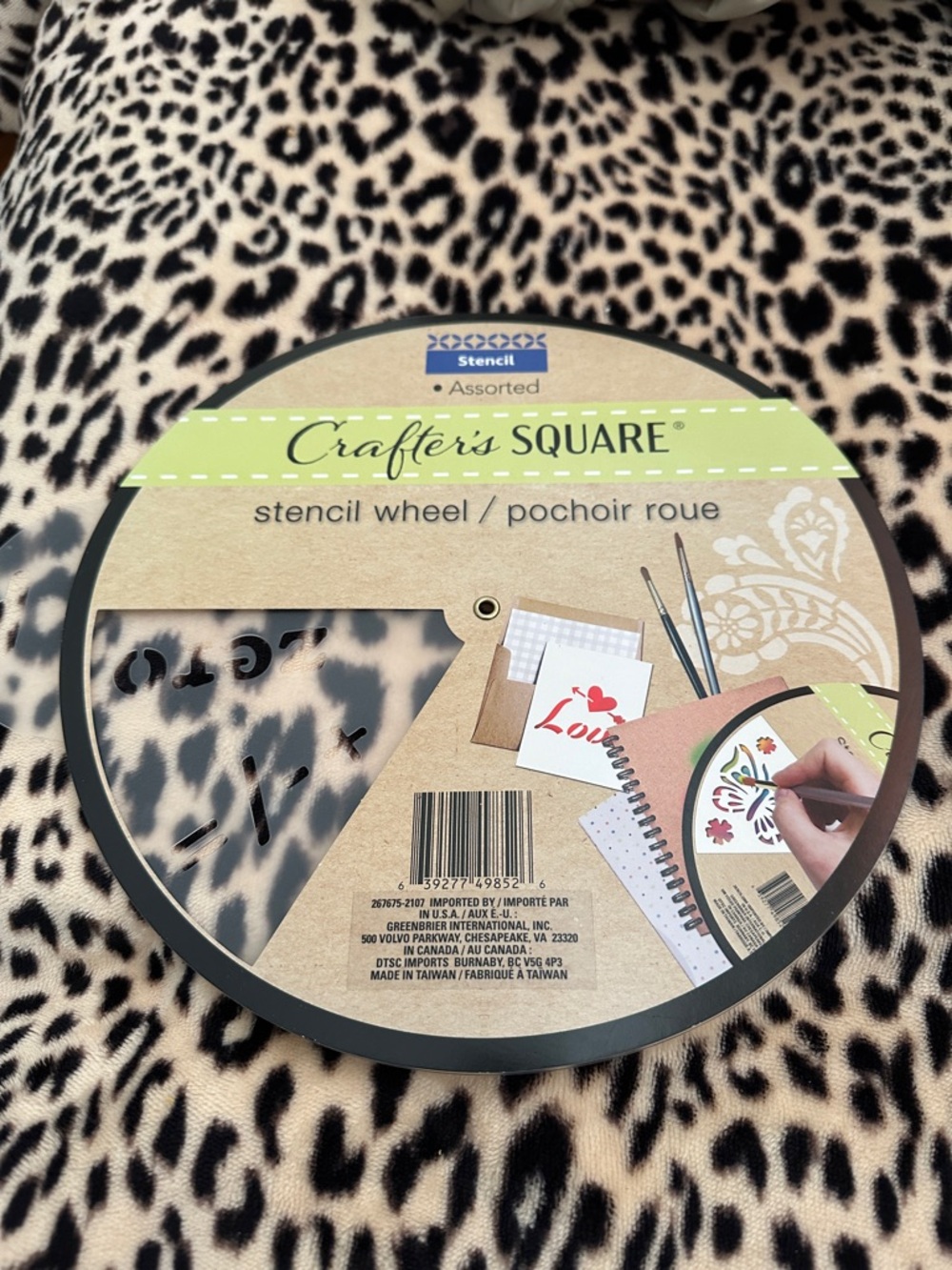 Crafter's Square Stencil Wheel new 0-9